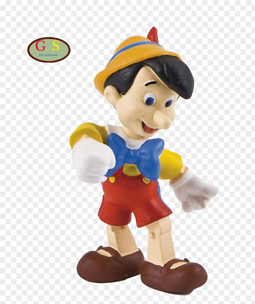Pinocchio Figurine Walt Disney Geppetto Toy PNG
