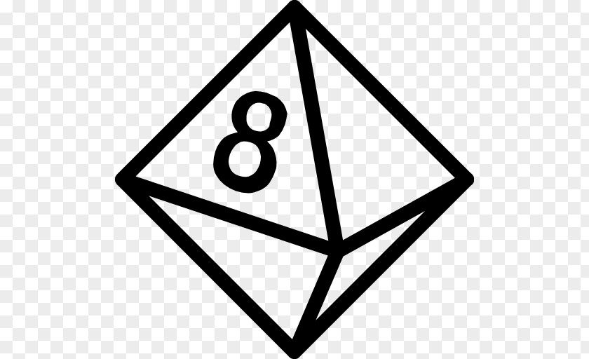 Triangle Octahedron Line Clip Art PNG