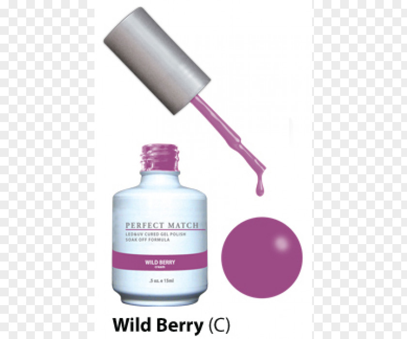Wild Berry LECHAT Perfect Match Mood Color Changing Gel Polish Nail Nails Manicure PNG