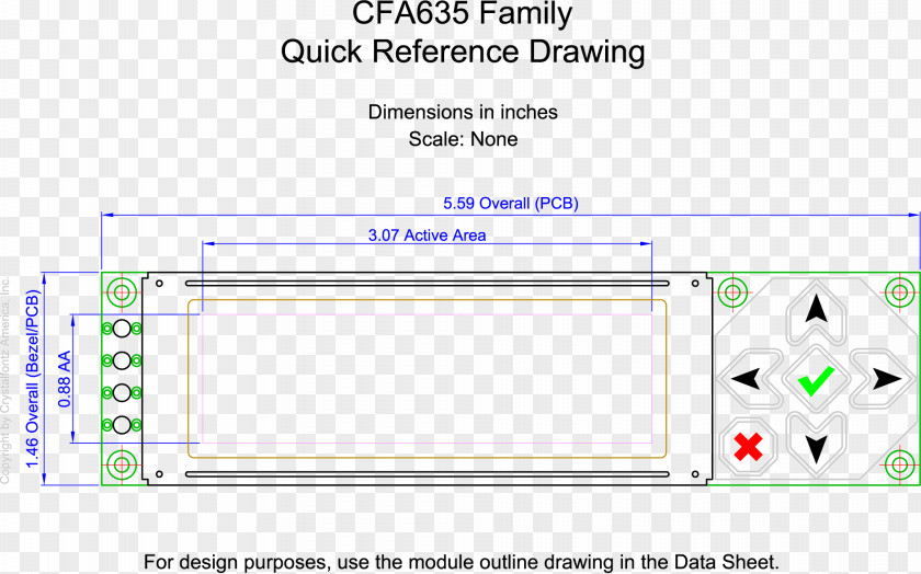 Character Material Display Device Backlight Liquid-crystal OLED Crystalfontz America, Inc. PNG