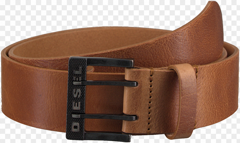 Cognac Belt Buckles Leather Strap PNG