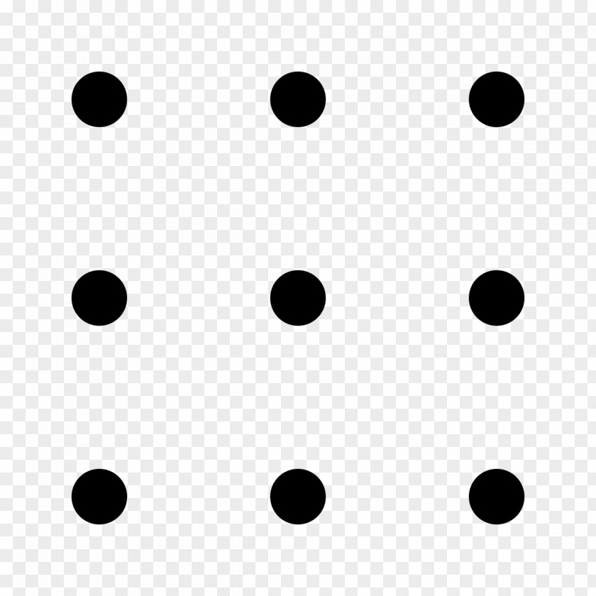 Dots Think Outside The Box Connect Puzzle PNG