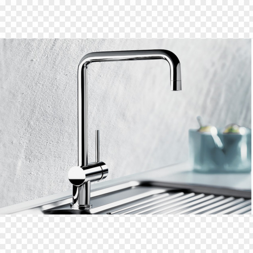 Finess Tap Thermostatic Mixing Valve BLANCO Bateria Wodociągowa Stainless Steel PNG