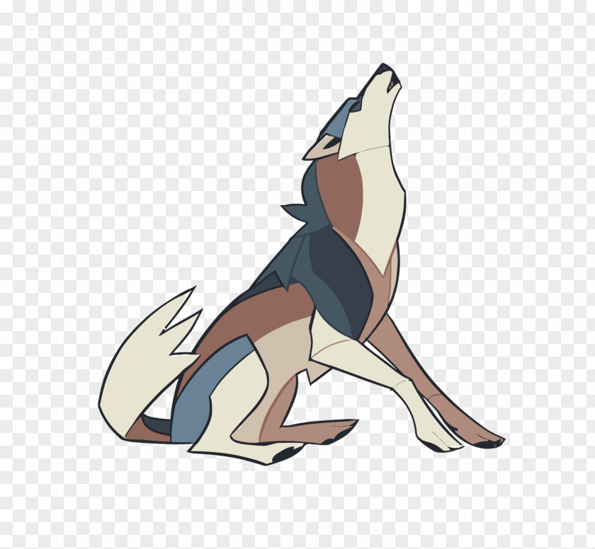 Vector Cartoon Wolf Drawing Gray Animal Illustration PNG