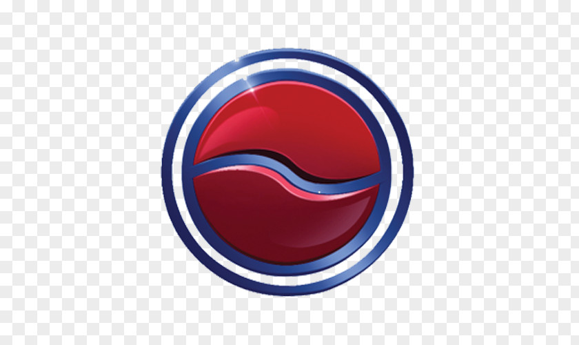 Circle Logo Cobalt Blue Emblem PNG