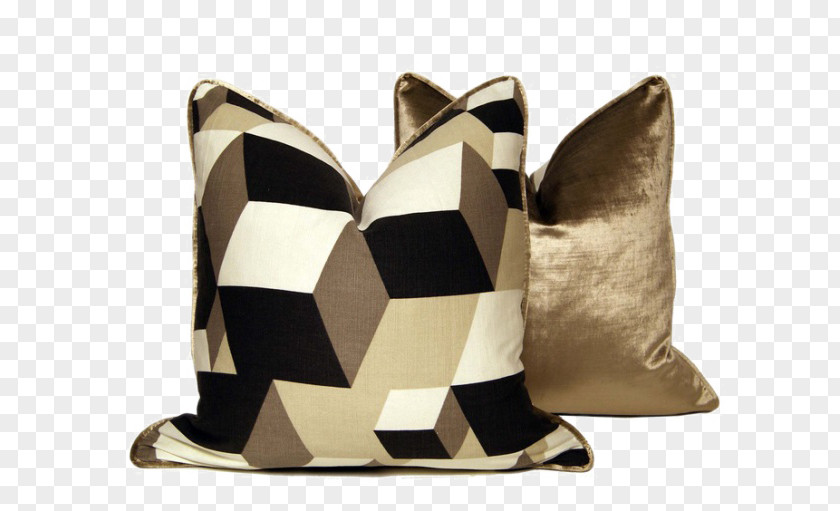 Three-dimensional Square Decorative Pillow Throw Cushion Interior Design Services PNG