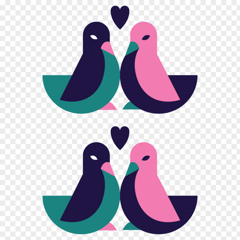 JUNINE PARTY Beak Pink M Logo Clip Art PNG