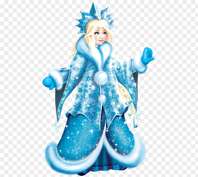 Snow Winter Snegurochka Ded Moroz Grandfather Costume New Year PNG