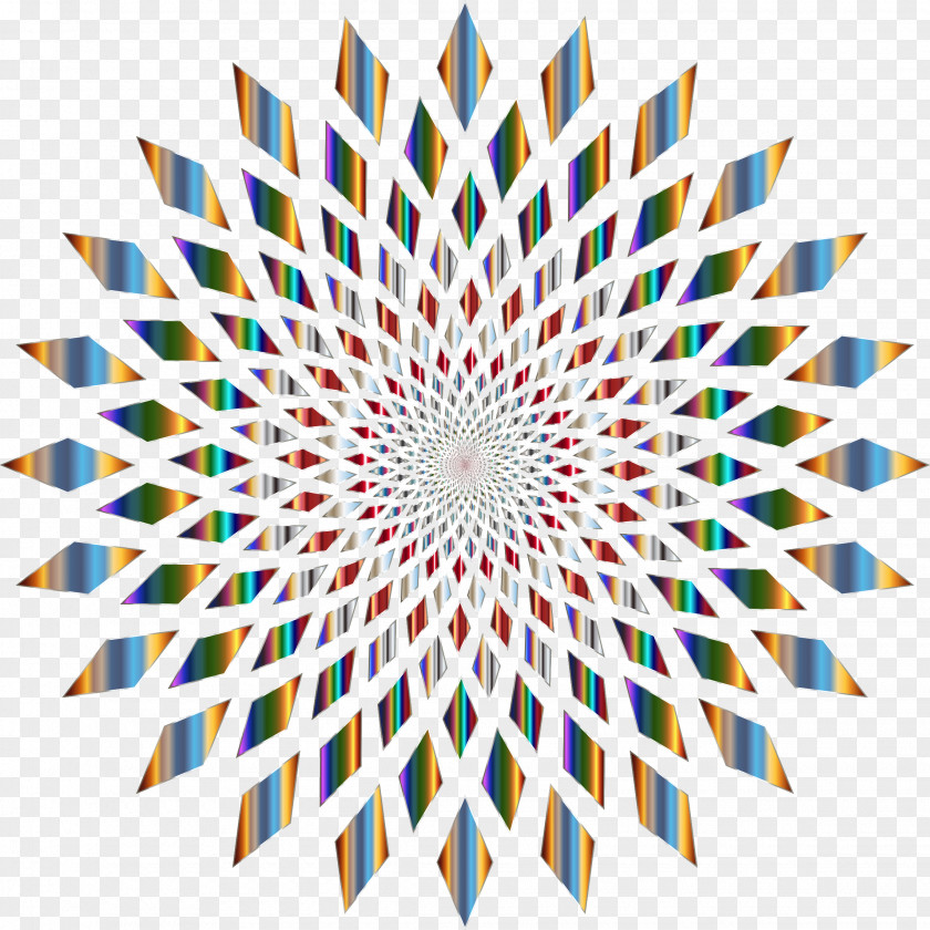 Abstract Optical Illusion Circle Brain Rotation PNG