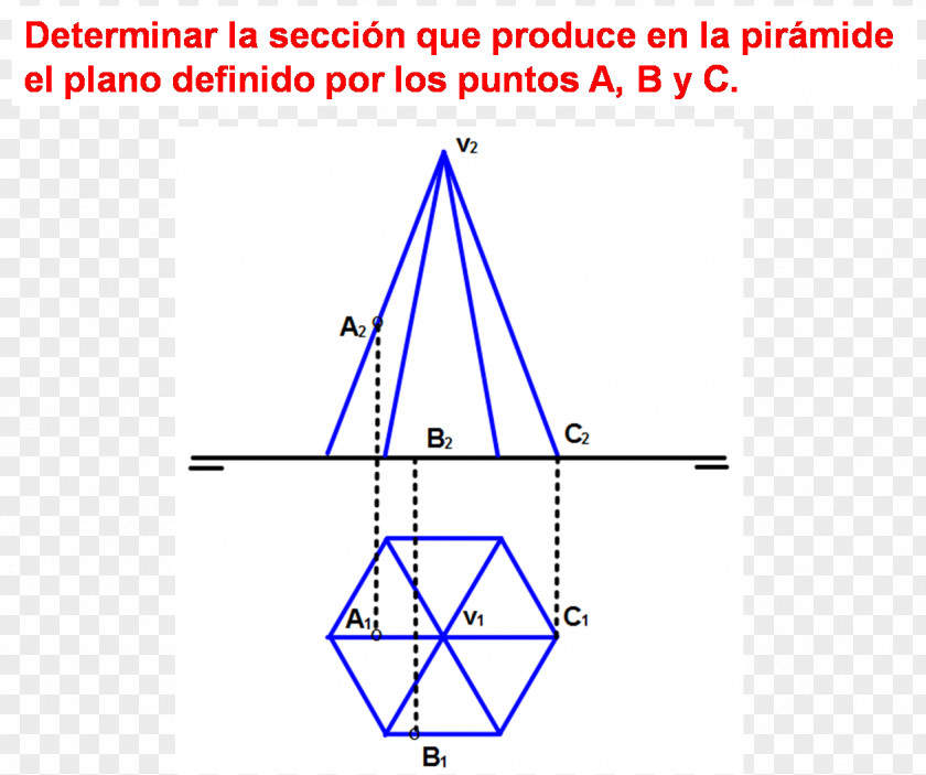 Redouté Multiview Projection Technical Drawing Triangle Plane PNG