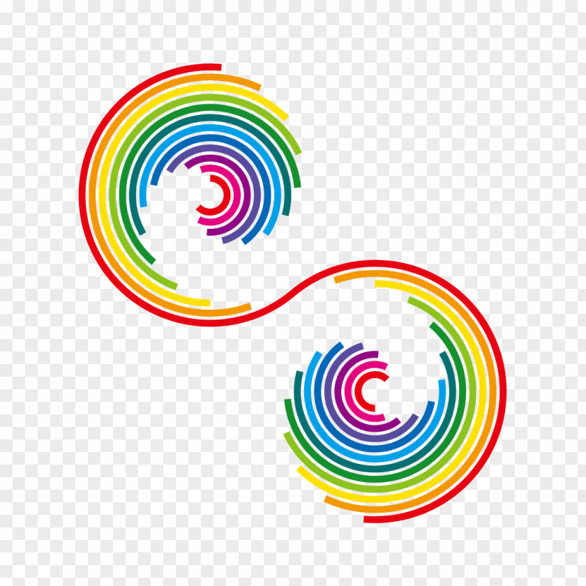 Colored Lines Circle Color Clip Art PNG