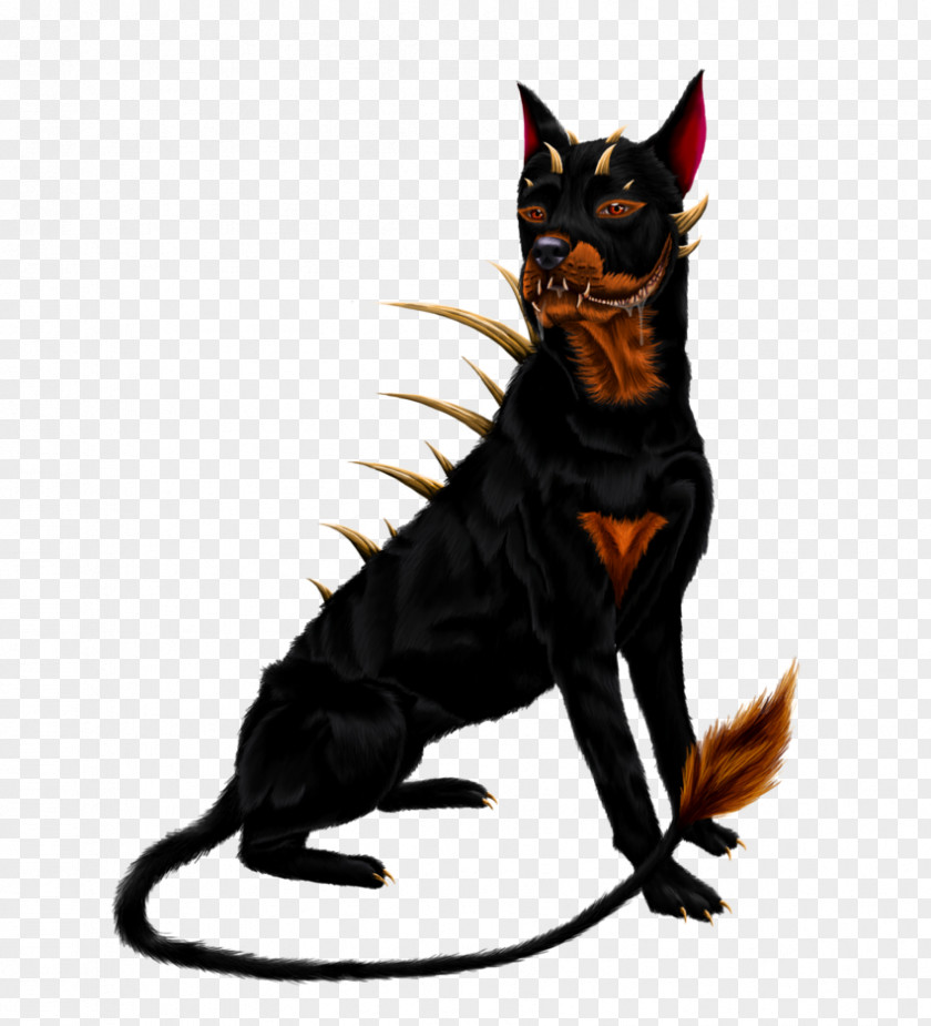 Dog Hellhound Whiskers Drawing Demon PNG