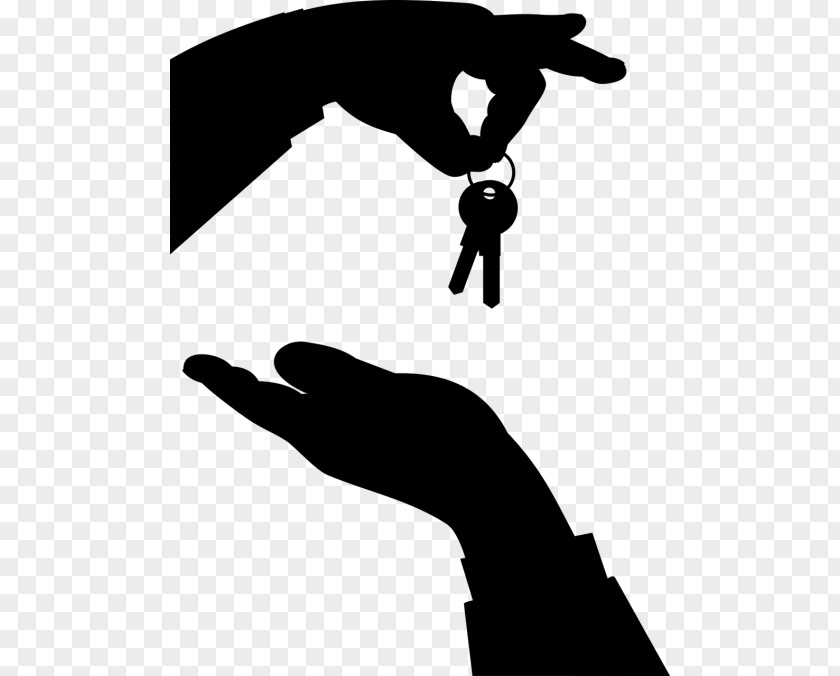 Blackandwhite Finger Silhouette Hand PNG