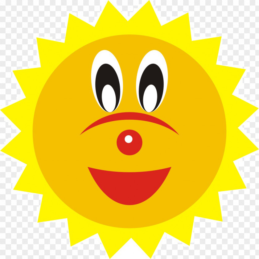 Cartoon Sun Cdr Illustration PNG