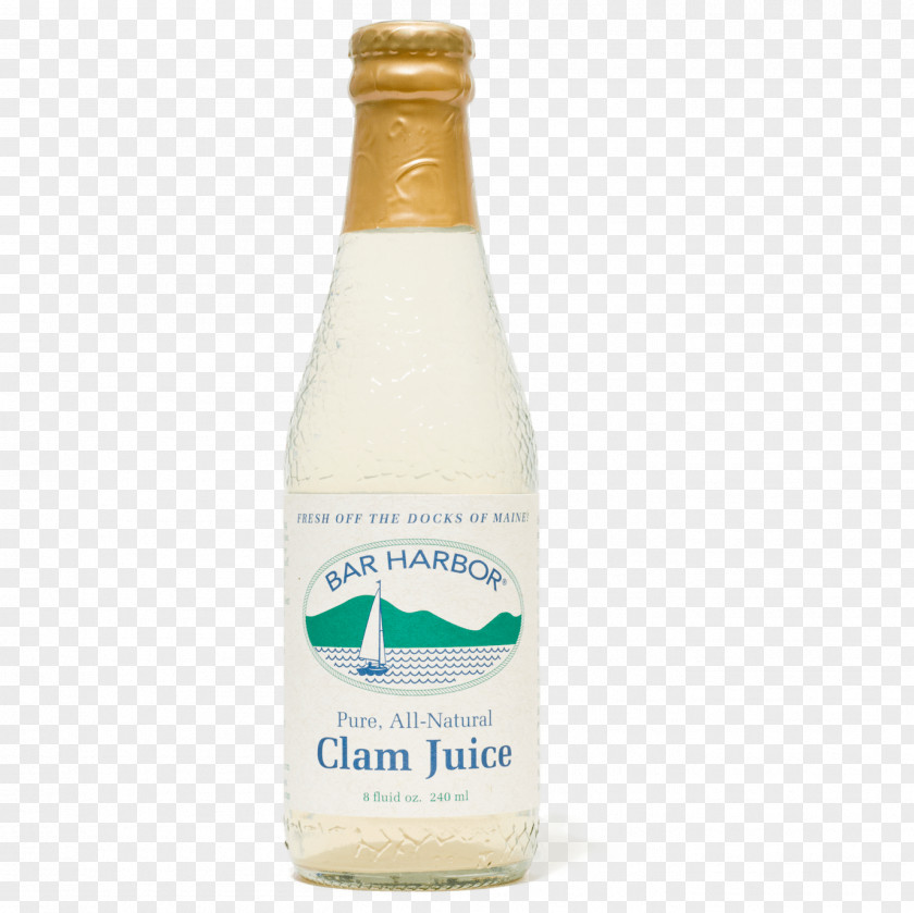 Clams Bar Harbor Glass Bottle Chowder Drink PNG