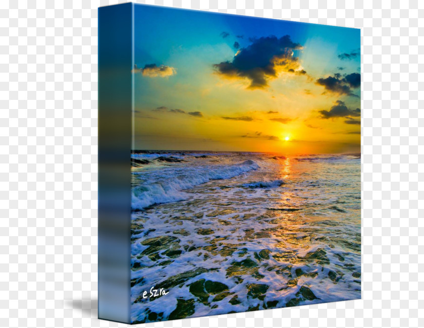 SUN RAY Picture Frames Sunset Eszra Horizon Sea PNG