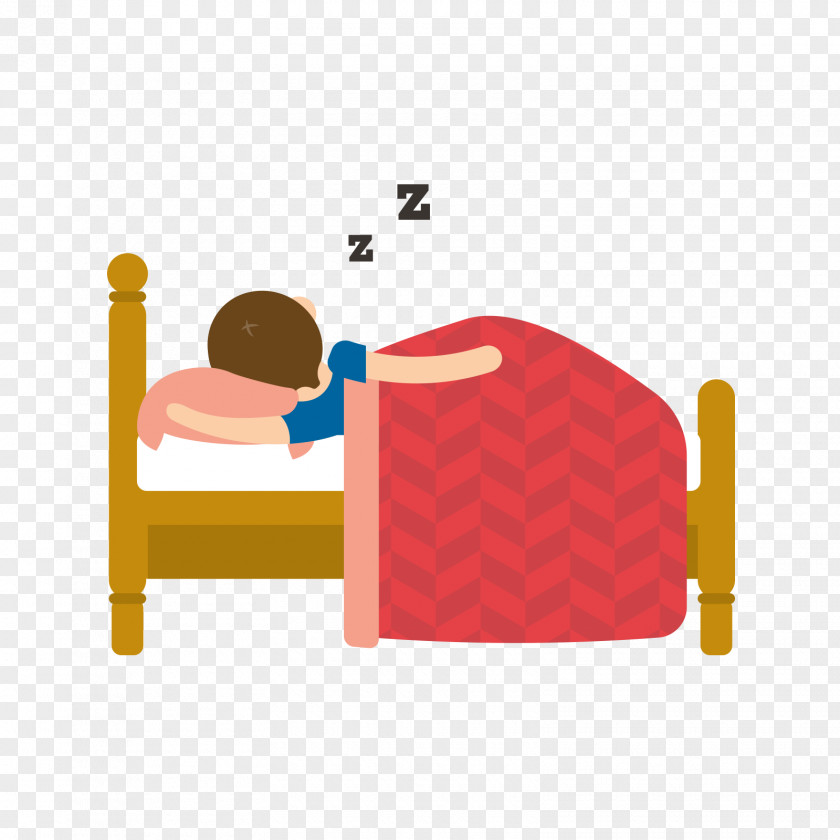 Bed Sleeping Boy Sleep Room PNG