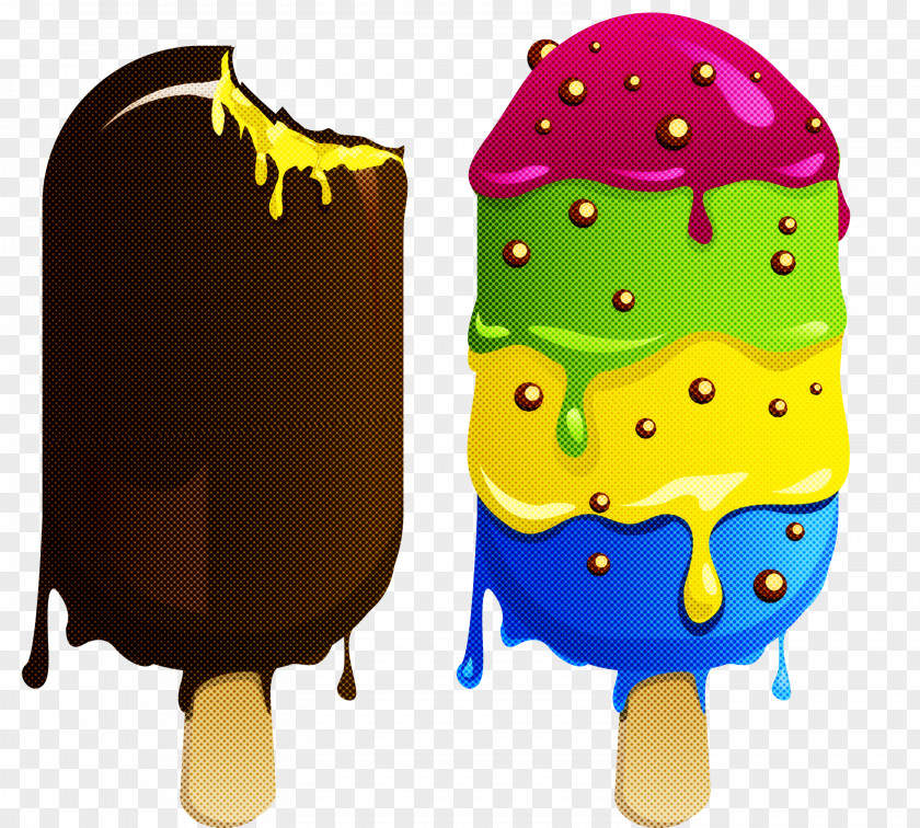 Ice Cream Bar Frozen Dessert Cartoon Pop Junk Food PNG
