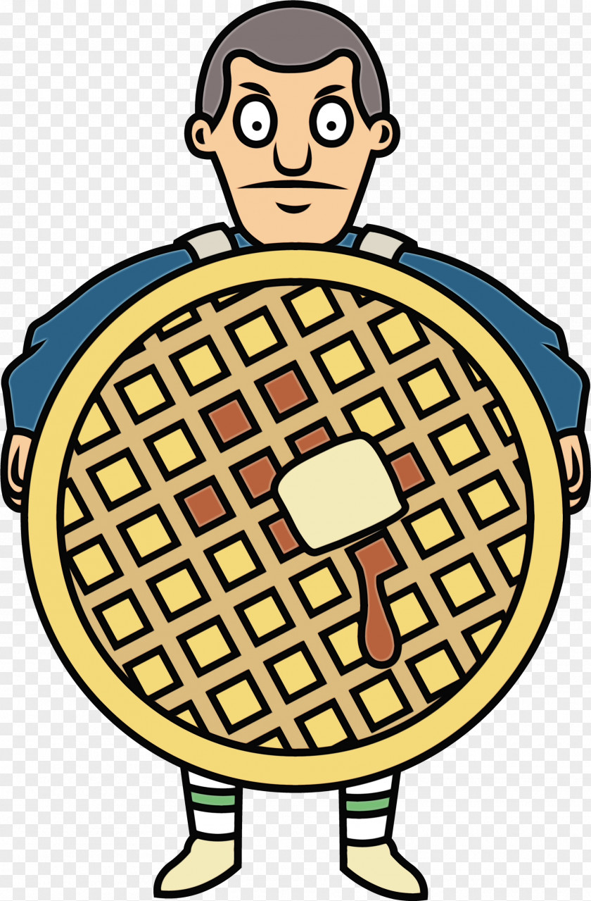 Line Art Finger Cartoon Animation Waffle Drawing Food PNG
