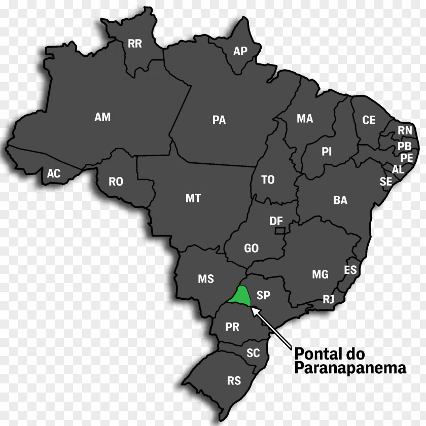 Map Minas Gerais Royalty-free PNG