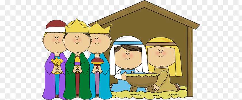 Stable Cliparts Nativity Scene Of Jesus Child Manger Clip Art PNG