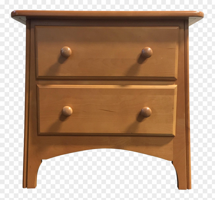 Table Bedside Tables Mission Style Furniture Drawer PNG