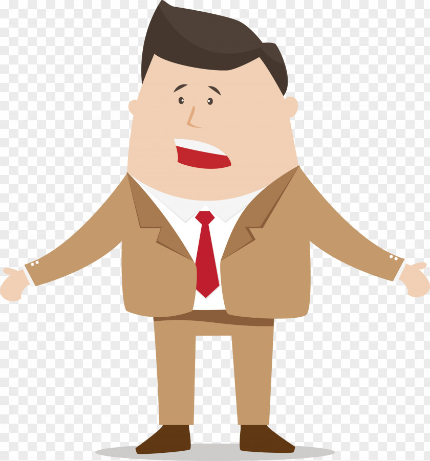 Businessman Cartoon Businessperson Clip Art PNG