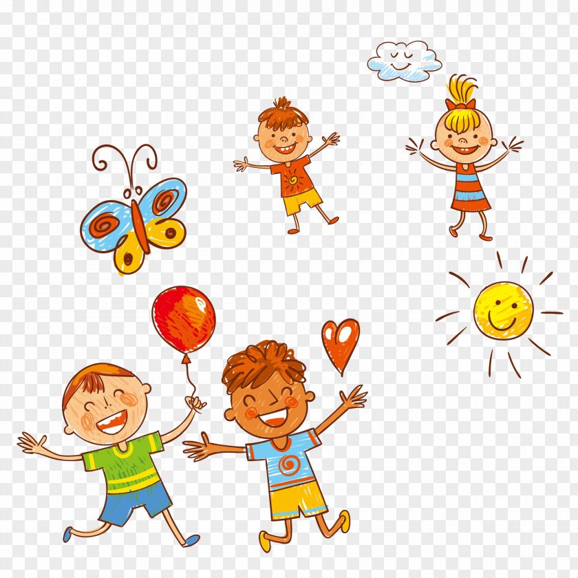 Cute Child Clip Art PNG