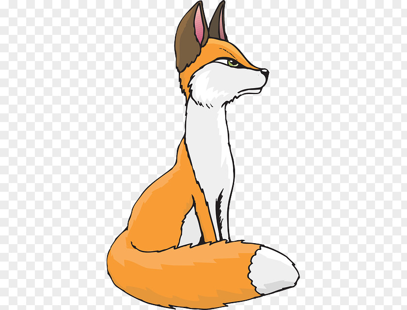 Fox Cross Stitch Red Cartoon Animation Clip Art PNG