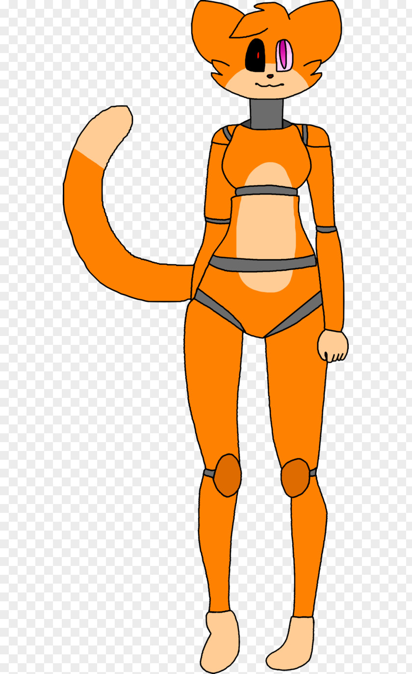 Ginger Cat Carnivora Cartoon Character Tail Clip Art PNG