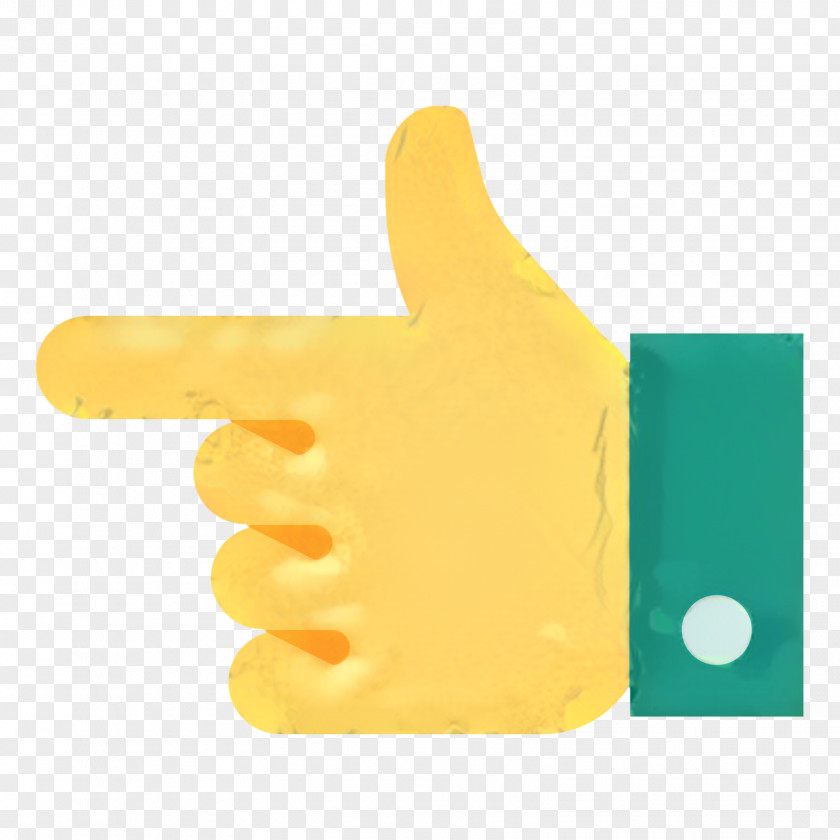 Glove Yellow Thumb PNG