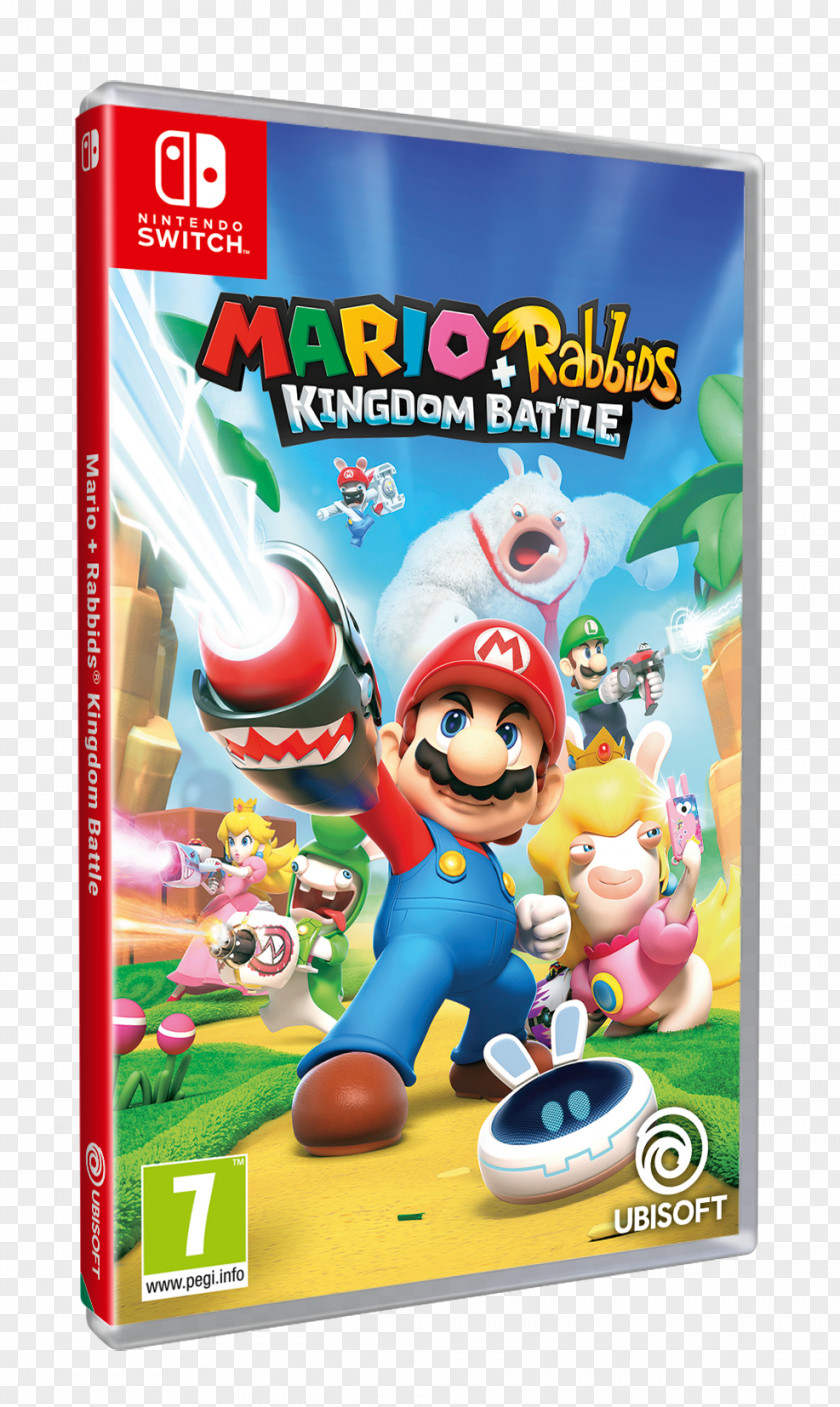 Luigi Mario + Rabbids Kingdom Battle Nintendo Switch Video Game PNG
