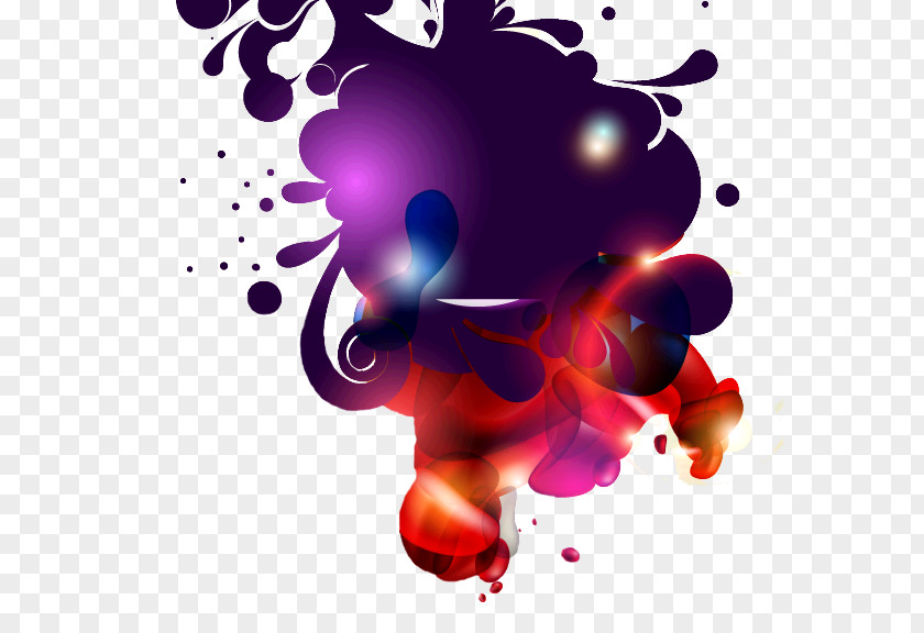 Paint Splash Graphic Design Art Magenta PNG