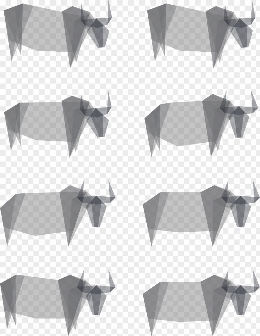 Yak Origami Usability Canonical Pattern PNG