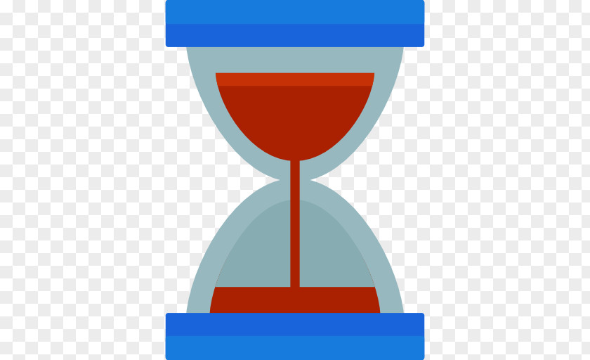Blue Hourglass Icon PNG