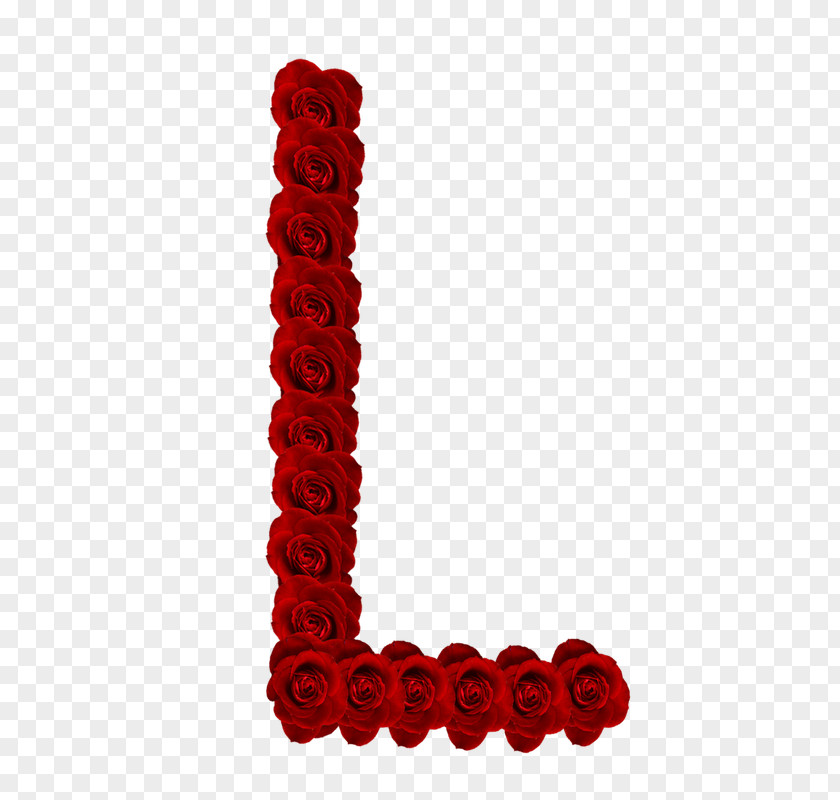 Letter L Alphabet Initial Red PNG