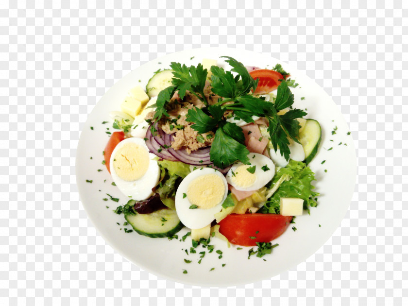 Salad Tuna Vegetarian Cuisine Greek Side Dish Platter PNG