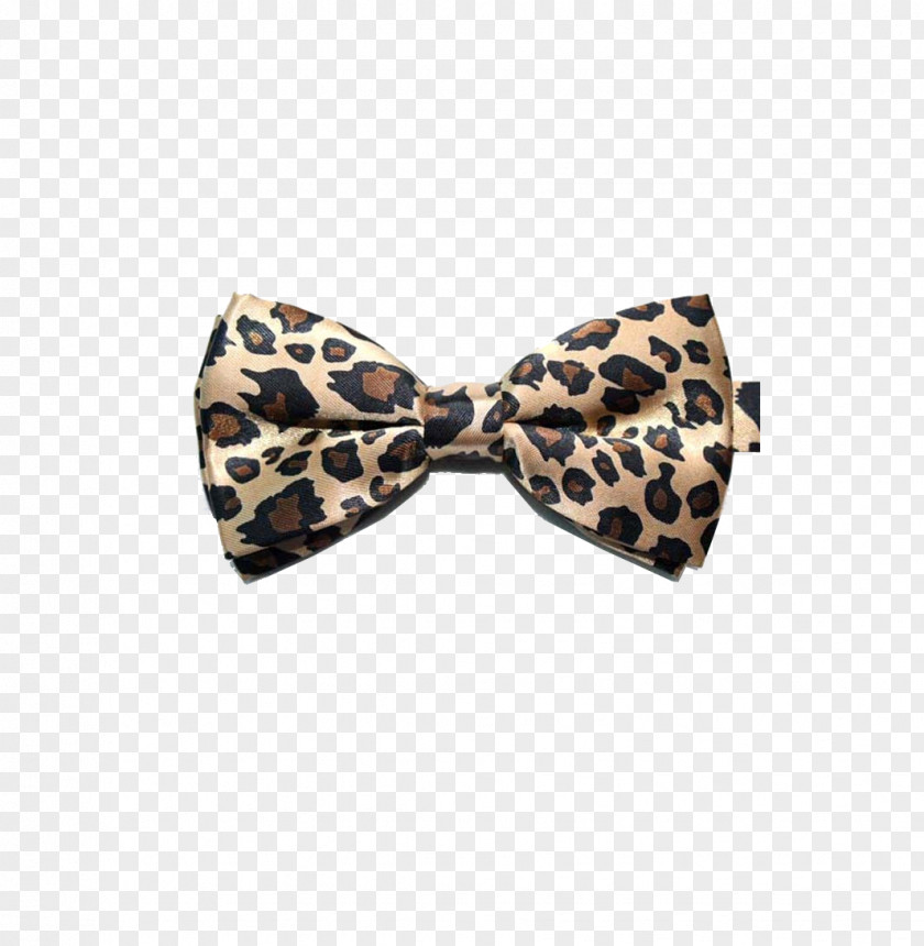 Leopard Tie Bow Fashion Accessory PNG