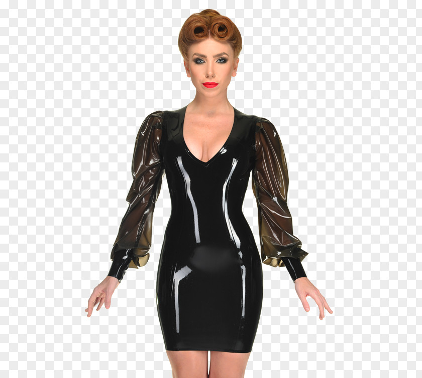 Wear New Clothes Little Black Dress Fashion LaTeX M PNG