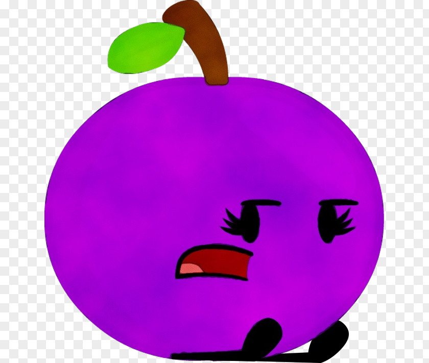 Plant Smile Clip Art Violet Purple Fruit PNG