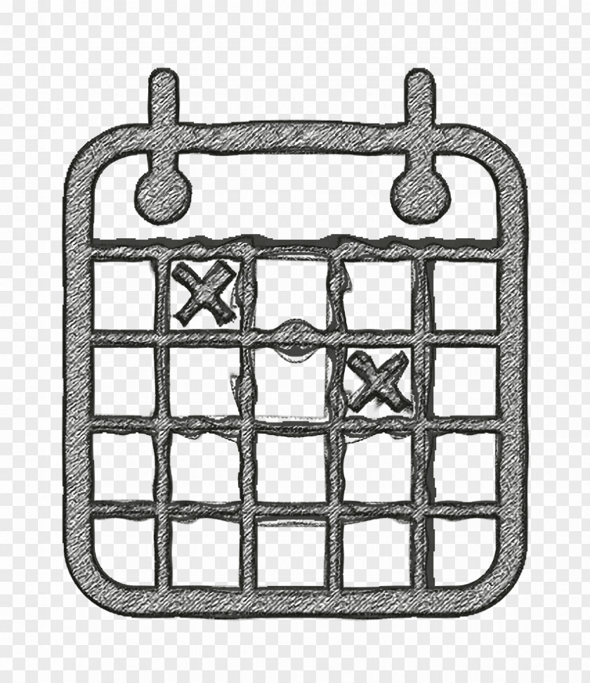 Rectangle Metal Calendar Icon Clipboard Date PNG