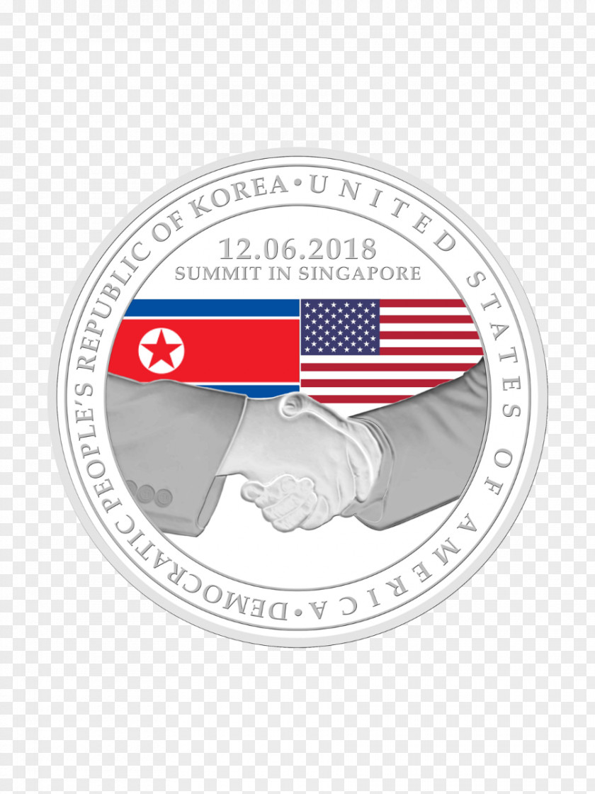 United States 2018 North Korea–United Summit Singapore Mint PNG