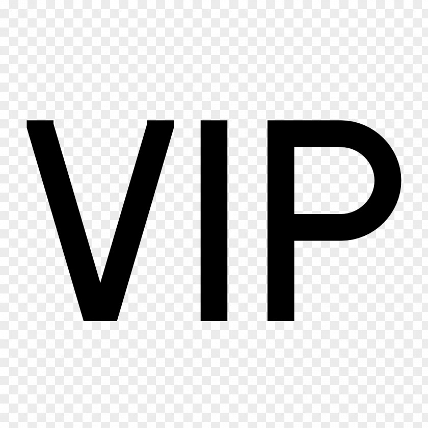 VIP Logo Graphic Design Trademark PNG