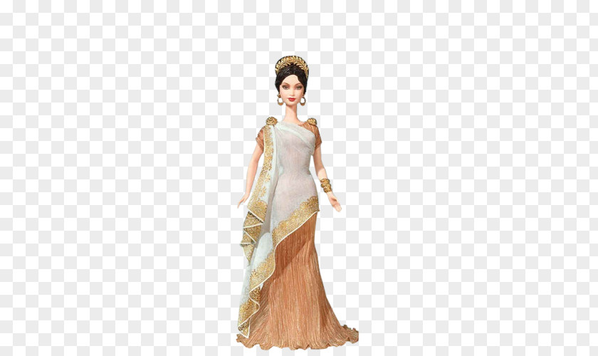 Barbie Princess Of Ancient Greece Fashion Doll Dress PNG