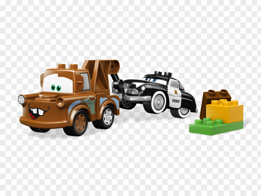Cars Mater Lightning McQueen Toy Lego Duplo PNG