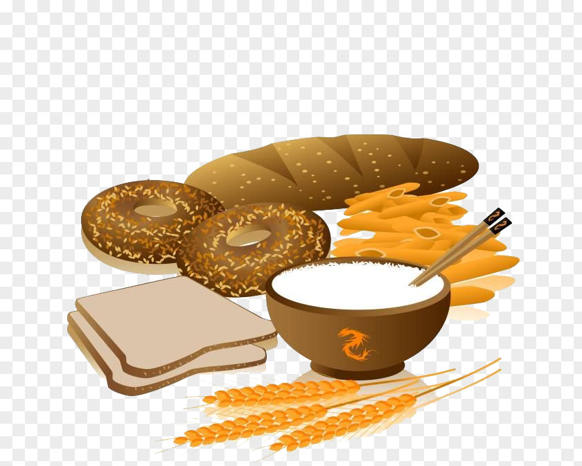 Golden Barley Breakfast Cereal Whole Grain Wheat Bread Clip Art PNG