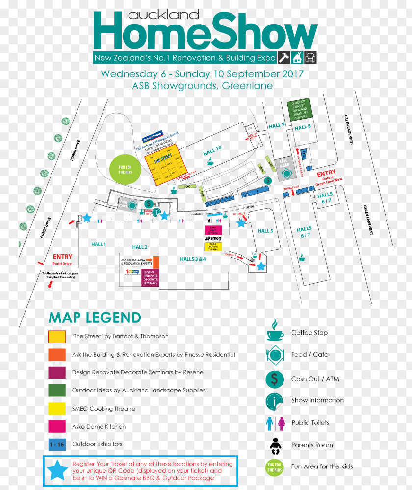 Information Map ASB Showgrounds Auckland Home Show Building PNG