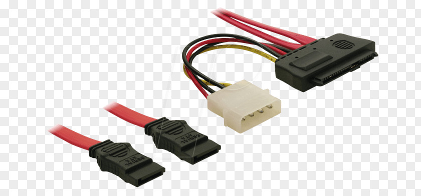 Serial Attached SCSI ATA Electrical Cable DeLOCK SATA/SAS Hard Drives PNG