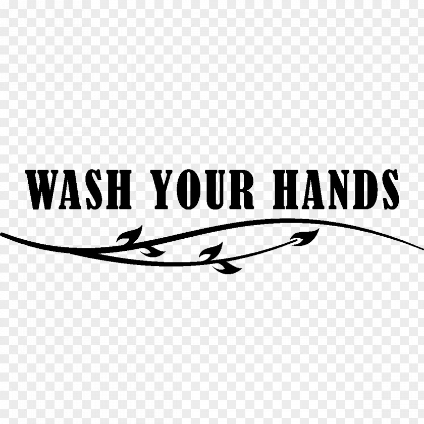 Wash Your Hands Sticker Brand Logo Bathroom Clip Art PNG