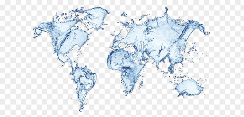 Water Globe World Map Stock Photography PNG